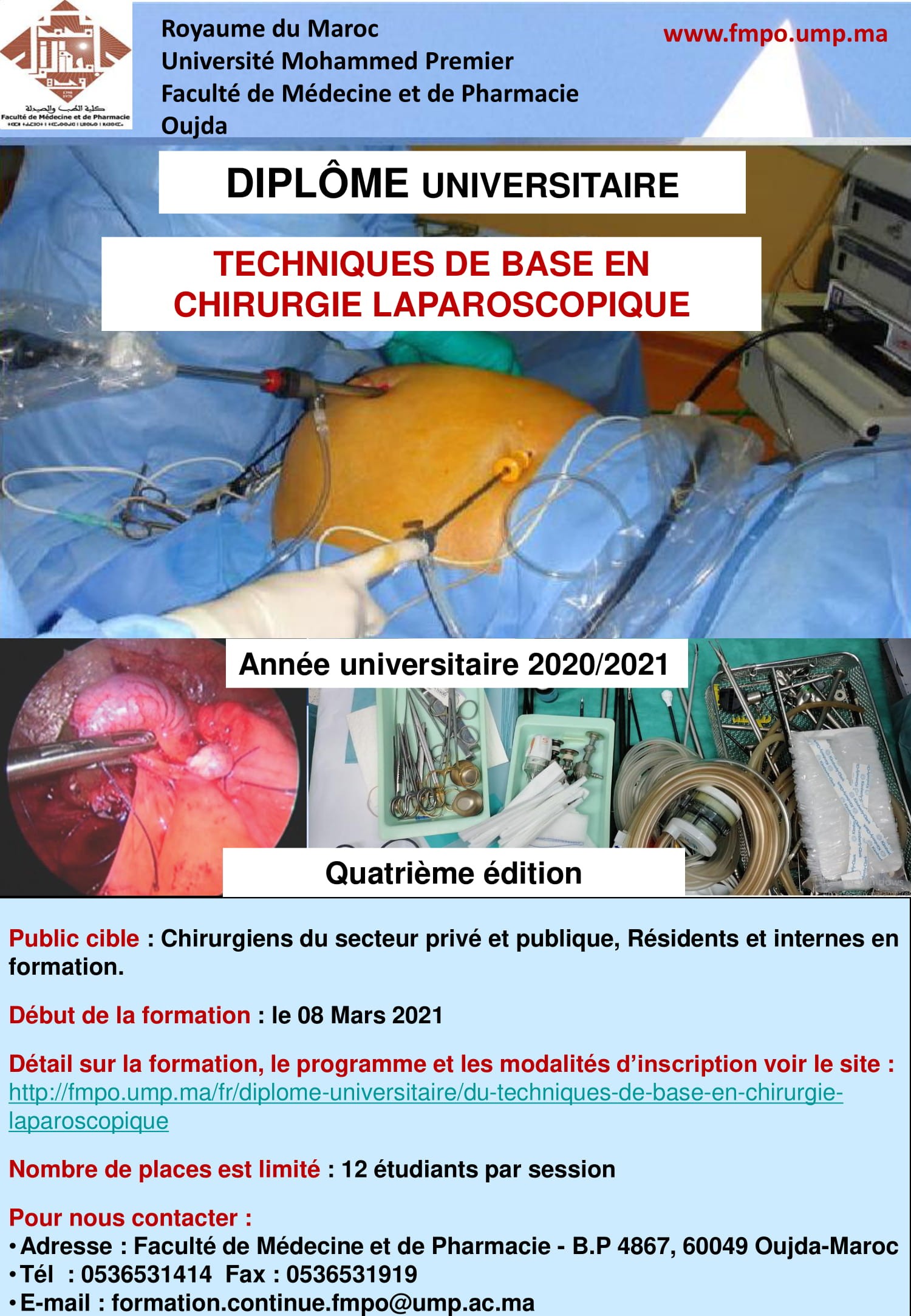 Techniques de base en chirurgie laparoscopique